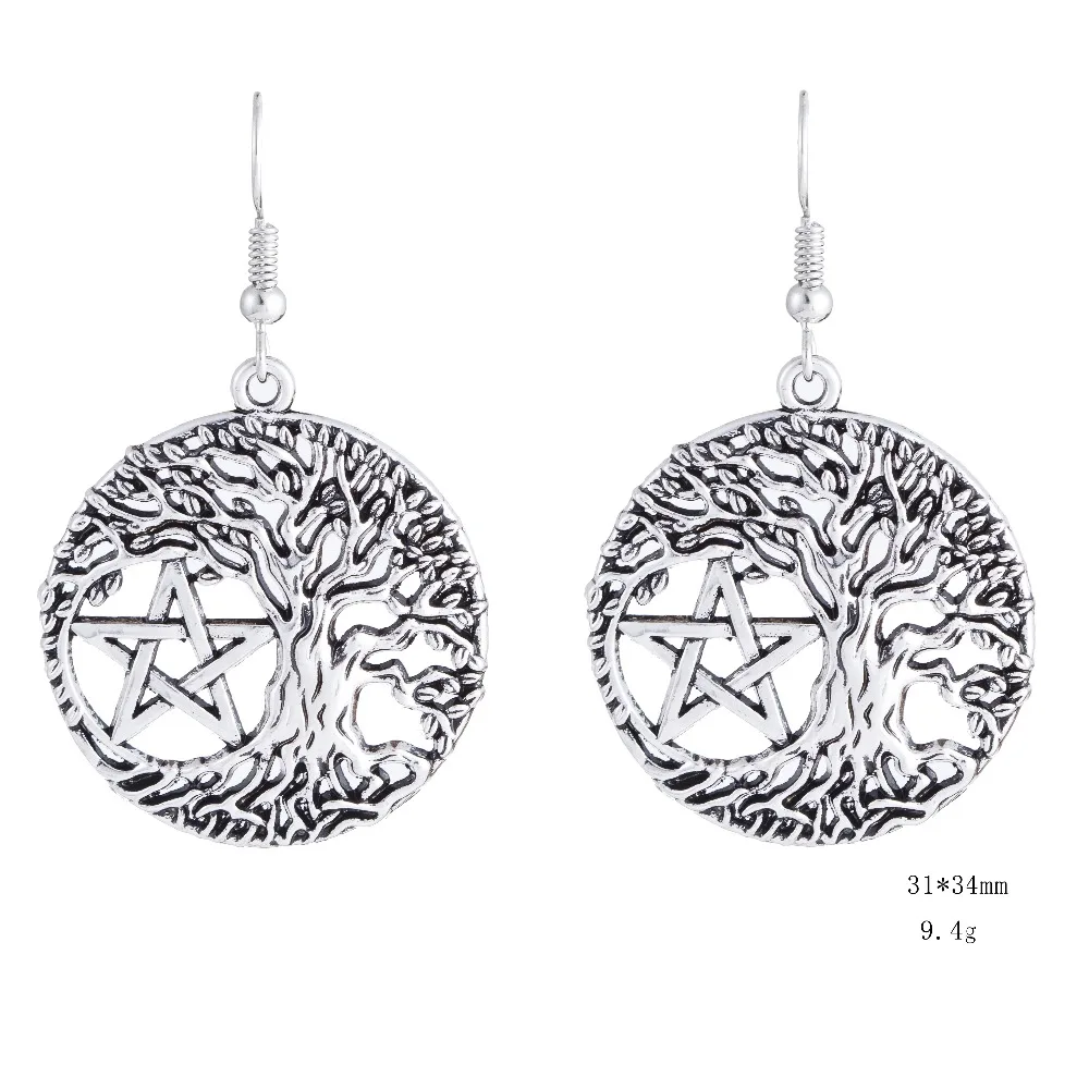 Женские серьги подвески Древо жизни|big earrings for women|big drop earringsbig |