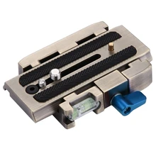 Камера Quick Release Plate Зажим 1/4 ''винтовой штатив быстрого крепления камеры к штативу-моноподу адаптер 3/8'' винт для Manfrotto 501 503HDV 7M1W Q5