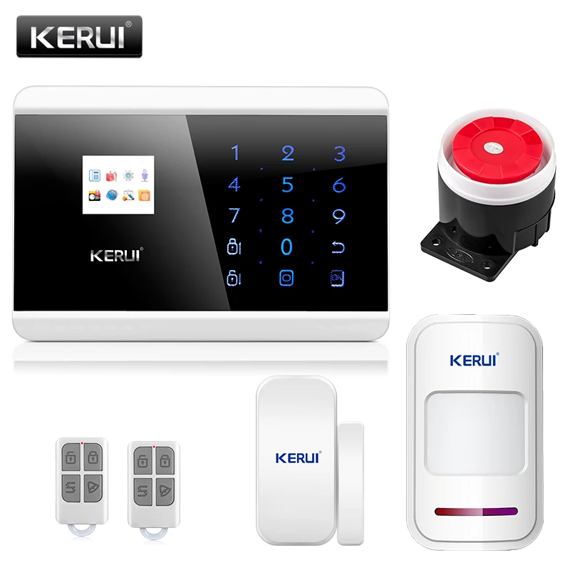 Kerui IOS приложение для Android Управление сенсорной клавиатурой GSM PSTN Главная Охранная