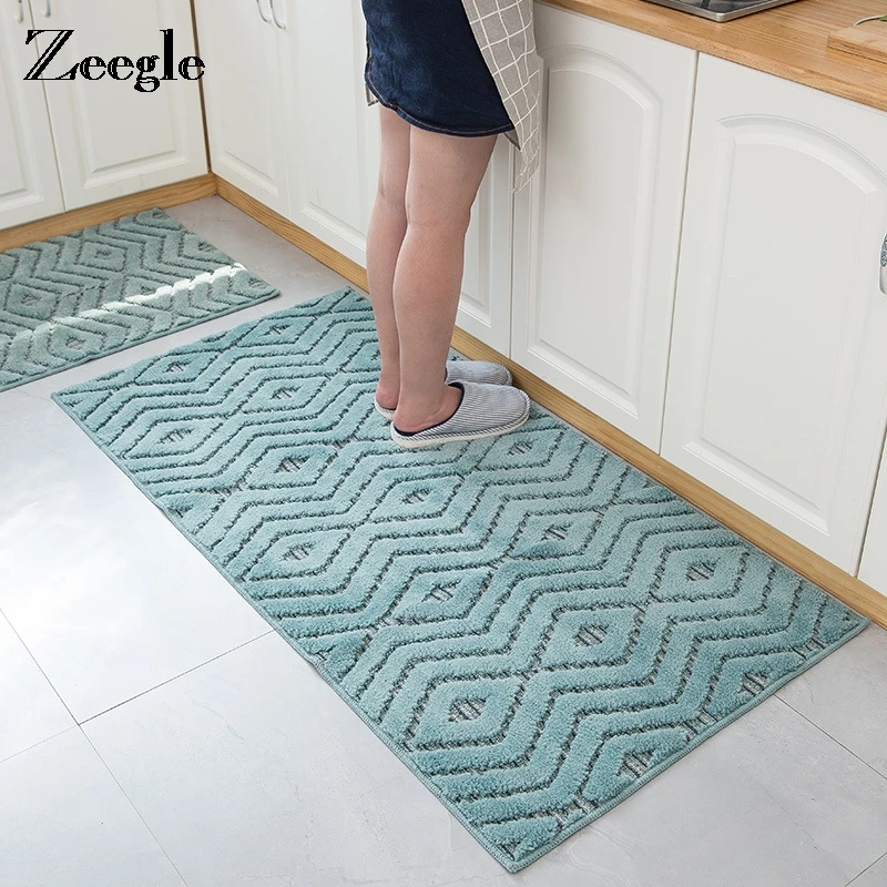 Zeegle High Quality Kitchen Mat Non-slip Bath Mat Home Entrance Floor Mat Hallway Area Rugs Doormat Non-Slip Kitchen Carpet Zeegle High Quality Kitchen Mat Non-slip Bath Mat Home Entrance Floor Mat Hallway Area Rugs Doormat Non-Slip Kitchen Carpet