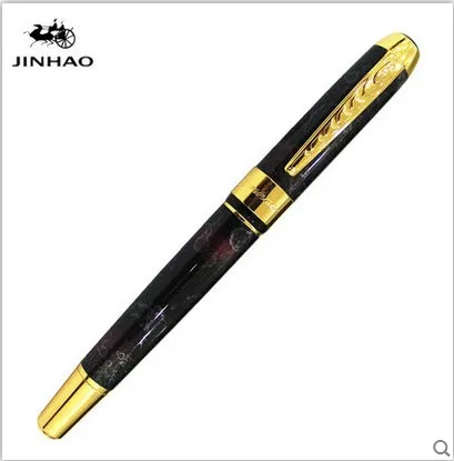 Jinhao 250 escolar canetas металлическая перьевая ручка Роскошная подарочная ручка в деловом стиле 0,5 мм чернильные ручки для письма поршневой Конвертор подарок - Цвет: D