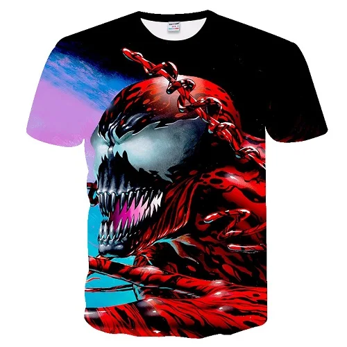 BIANYILONG Новинка года Venom футболки с 3D-принтом для мужчин Повседневная рубашка короткий рукав Фитнес Футболка мужские топы рубашки тяжёлая атлетика база слои - Цвет: TXUO-368