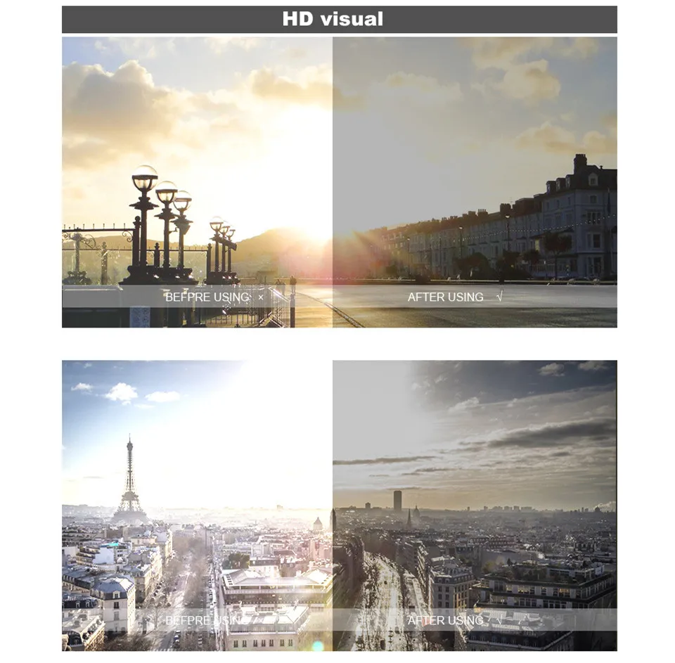 Rimless Clamp Sunglasses