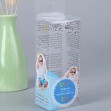 Пользовательские печатные небольшой прозрачная пластиковая упаковка коробка с CMYK печати прозрачной ПВХ-упаковку с индивидуальный дизайн- DH40120