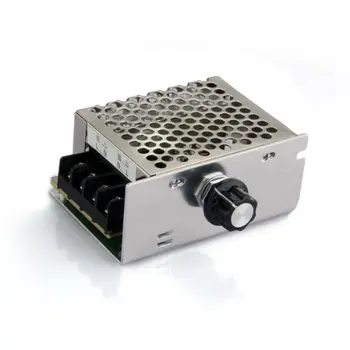 

Voltage regulator Voltage Speed Controller SCR Dimmer + Shell AC 220V 4000W