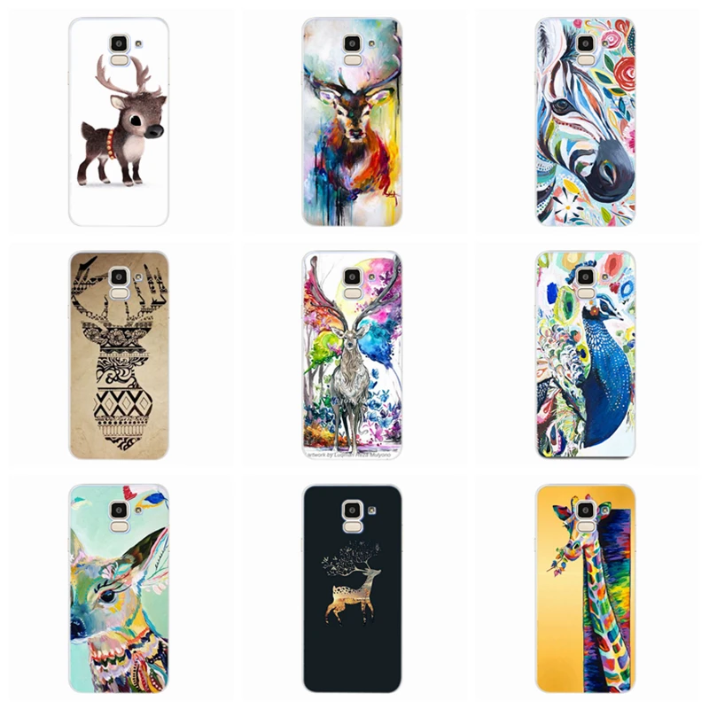 Pattern Case For Samsung Galaxy S9 S8 Plus 2015 A5 A3 J7 J5 J3 2017 2016 Note 8 plus J2 S7 edge TPU Capa D028 |