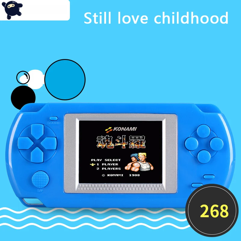 

8 bit FC game console handheld children's puzzle built-in 268 for NES classic nostalgic game console