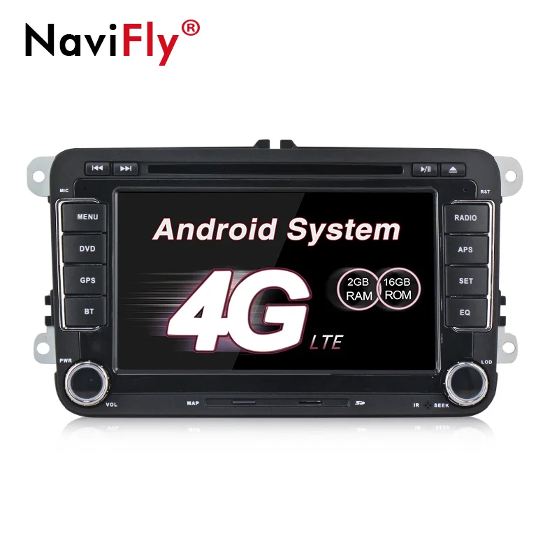2G ram Gps Android 7 1 автомобильный dvd плеер стерео для VW Skoda Golf 5 6 POLO PASSAT CC JETTA Tiguan 2 din 4G LTE