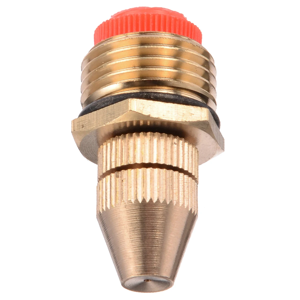 1/2 Inch Brass Water Spray Nozzle Adjustable Garden Sprinkler Lawn Atomizing Water Spray Nozzle Watering Head