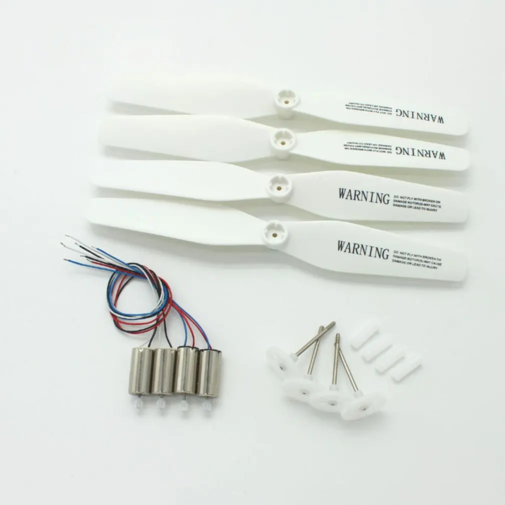 

2 Pairs RC Drone Motors CCW CW Engine Motor with Gear Propellers Blades Spare Parts for SYMA X5UC/X5UW Quadcopter Accessories