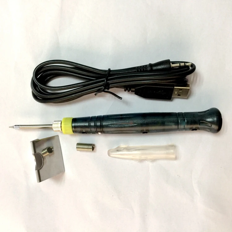 Профессиональный USB паяльник 5 в 8 Вт портативный мощный электрический USB паяльник инструменты SMD DIY паяльная Тепловая пушка светодиодный индикатор