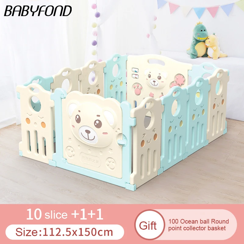 Screwless safety game fence indoor safe crawling toddler fence Children