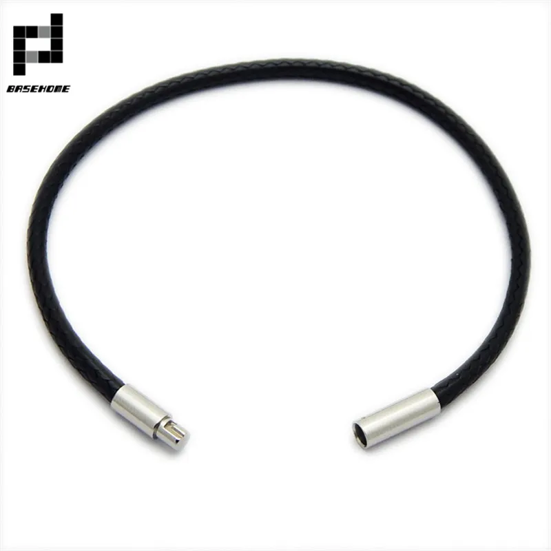 1.5/2/3mm Stainless Steel Bracelet Clasp For Women Man Couple Leather String Hand Thread Jewelry bracelet jewelry