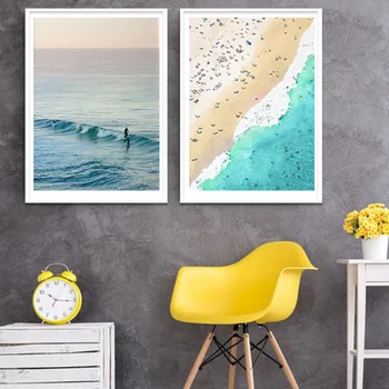 

Nordic Beach Scenery Poster Canvas Painting Drawing Painting Modern Wall Picture For Bedroom Living Room Home Decor Painting