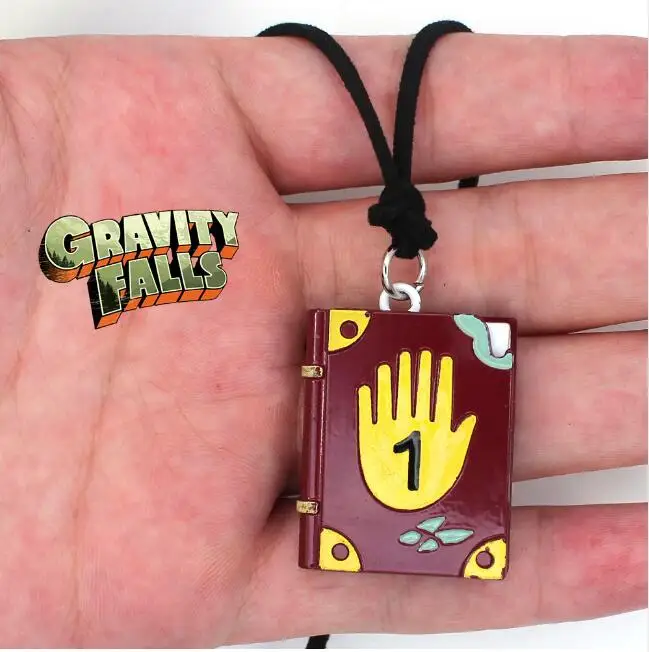 Anime Gravity Falls Journal Number 1/2/3 Choker Necklace Key Ring Pendant Gift