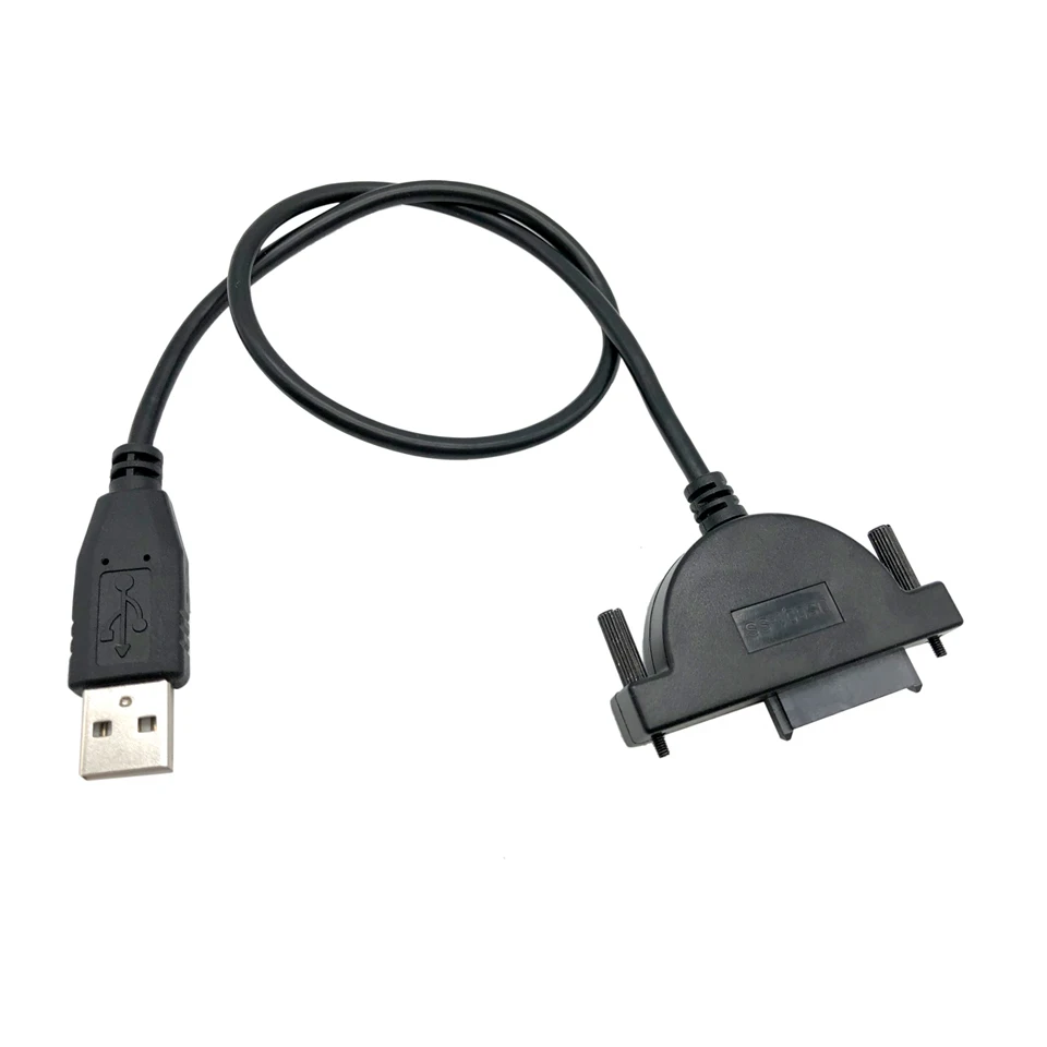Good Usb Sata Cable Adapter Usb 2.0 To 13 Pin Mini Sata Converter Cable