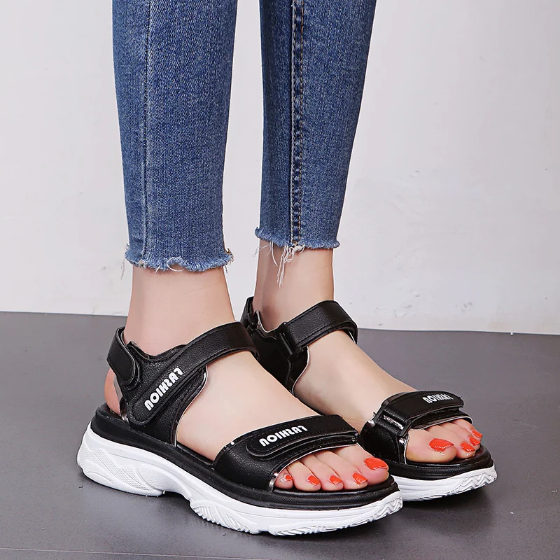 

Women Sandals Walking Shoes Woman Slip on Platform Sandals Summer Slippers Slides Platform Wedges Slide Sandals Sandalia Mujer