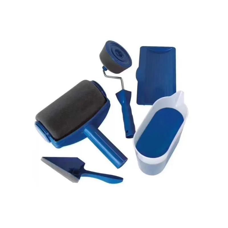 Us 3 26 33 Off 5 Pcs Set Multi Functional Painter Roller Runner Oil Painting Corner Paint Flocked Edger Brush Wall Ceiling For Diy Decoration In