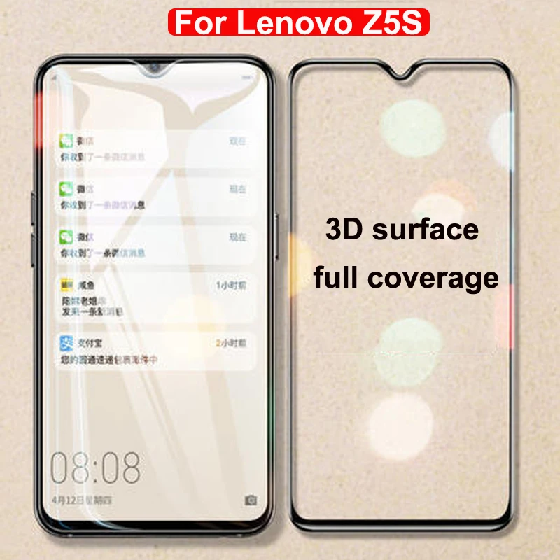С уровнем твердости 9 H для lenovo Z5S телефон Стекло Закаленное Защитная пленка с