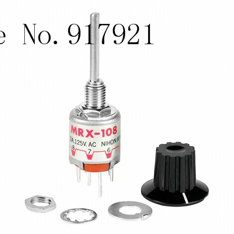 

[ZOB] MRX108-A imported from Japan nkk day open MRY106-A rotary switch rotary switch MRX108 MRY106 --5PCS/LOT