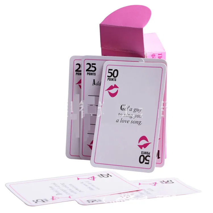 Unmarried Women's Party Card Game Props Bachelorette Party Dare Cards Fun Fun Card Printing Cards Single Party Joy Game qq009 (4)