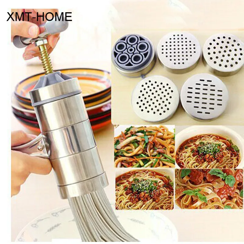 XMT HOME manual pasta noodle machine pasta maker press vegetable fruit