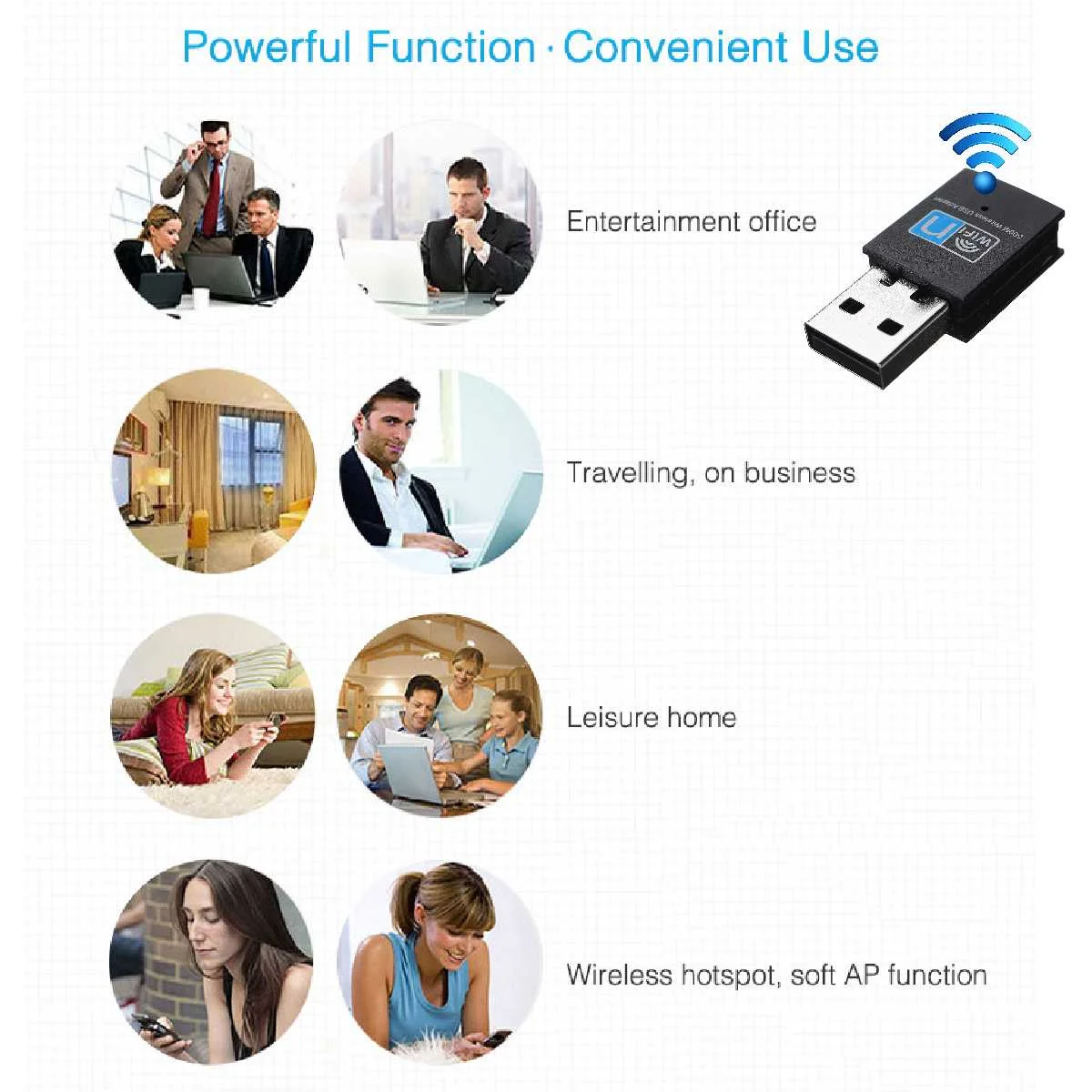 LEORY USB wifi адаптер 802.11n 300 Мбит/с Wi Fi ключ сетевая LAn карта Wifi приемник сетевые