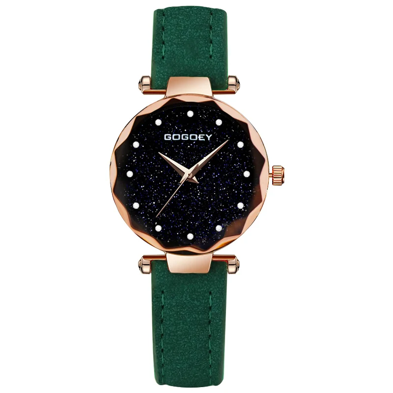 

Exquisite Ladies Watch Starry Sky Female Leather Quartz Wrist Watch Elegant Women Watches Bracelet Watch Montre Femme 2019