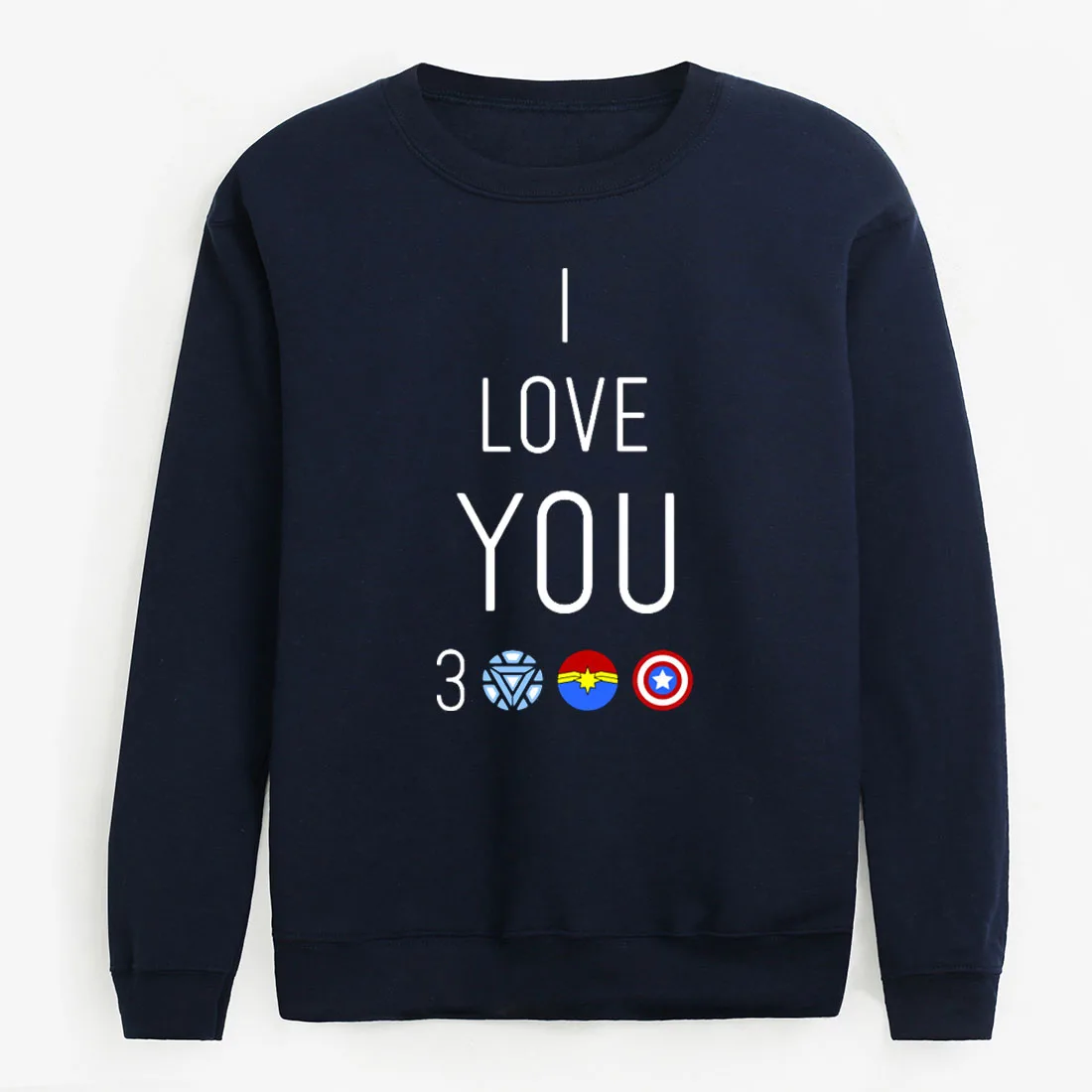 

I Love You 3000 times Simple Harajuku Sweatshirt men Autumn the avengers 4 Casual warm long sleeve hoodie homme 2019 tops hombre