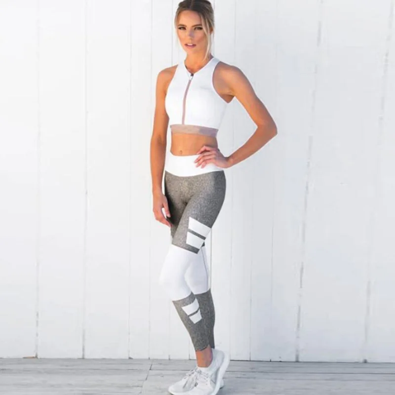 

2019 New Ladies Fitness Yoga Pants Printed Leggings Gym Leggings Tights Woman Sports Fitness yoga Legging Sport Femme Gym