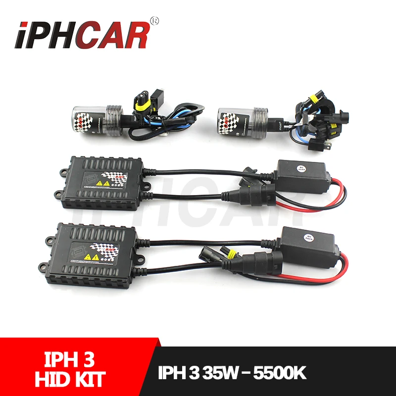 Бесплатная доставка автомобильный Стайлинг IPHCAR Hid Xenon H1 H7 H11 9004 9005 9006 9007 комплект