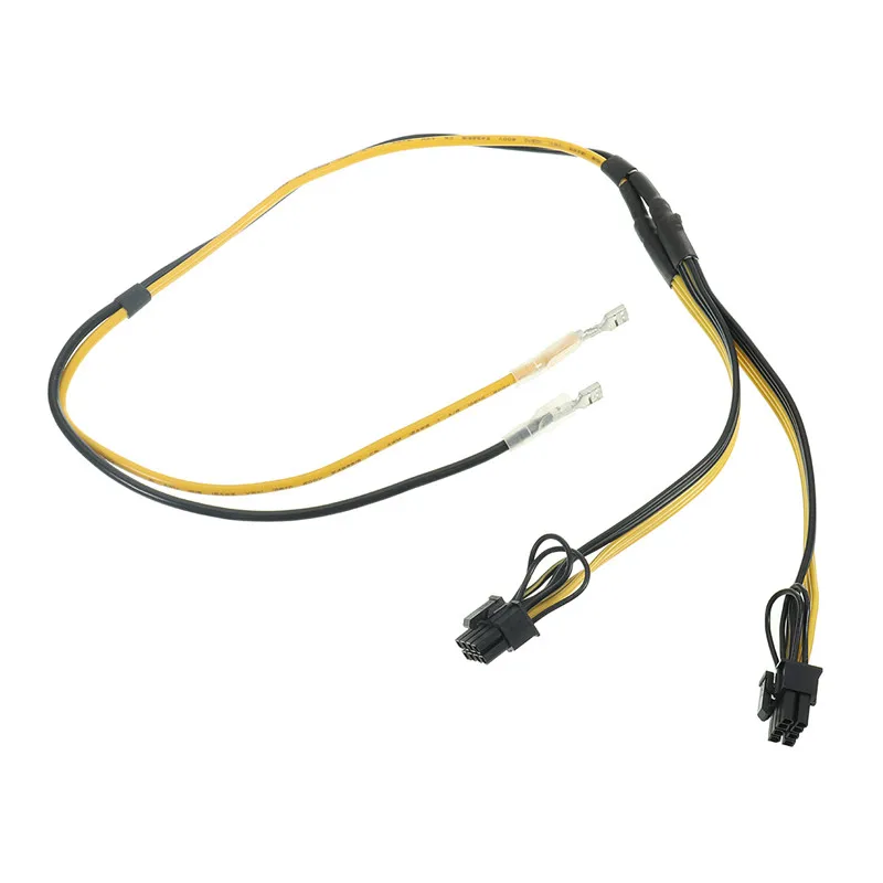 

2pcs Dual PCIe PCI-E Graphics Video Card 8pin 6+2pin DIY Splitter Power Cable Graphics Power Supply Line Graphics Card RIG Miner