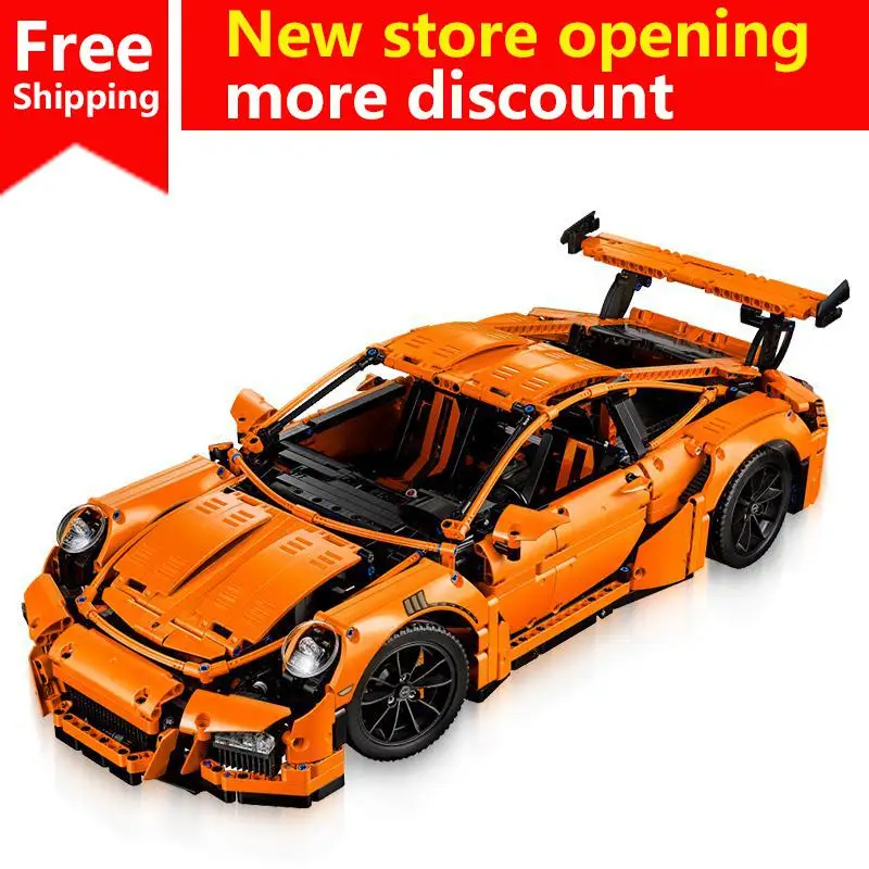 

DIY Car Model 2758PCS Racing Car Building Blocks Educational Action Figures Compatible Legoe City Enlighten Bricks Christmas