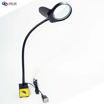 

PD-6S Magnetic Magnifier 10 Times Magnifying Glass LED Light Magnet Adsorption Switch Machine Light Textile Lamp DIY Hobby