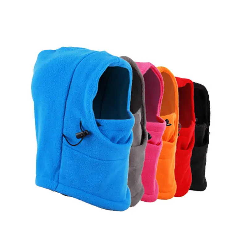 Winter Warm Thermal Fleece Balaclava Snood Outdoor Sport Hiking Biking Ski Full Face Mask Motorcycle Helmet Hat Caps Neck Warmer
