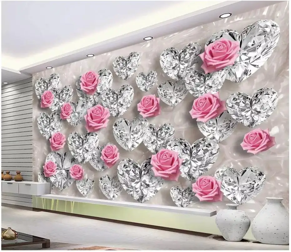 

Custom photo wallpaper 3d murals wallpaper for walls 3 d Flower mural TV background wall scenery mural wall papers living room