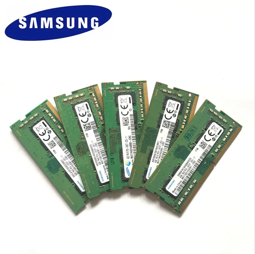 Samsung DDR4 4G ноутбук оперативная память 4 Гб PC4 2400T Memoria D ram палка для ноутбука