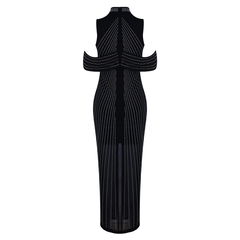 Ocstrade-Black-Round-Neck-Short-Sleeve-Maxi-Cutout-Paillette-Fashion-Bandage-Dress-HW233-Black (1)