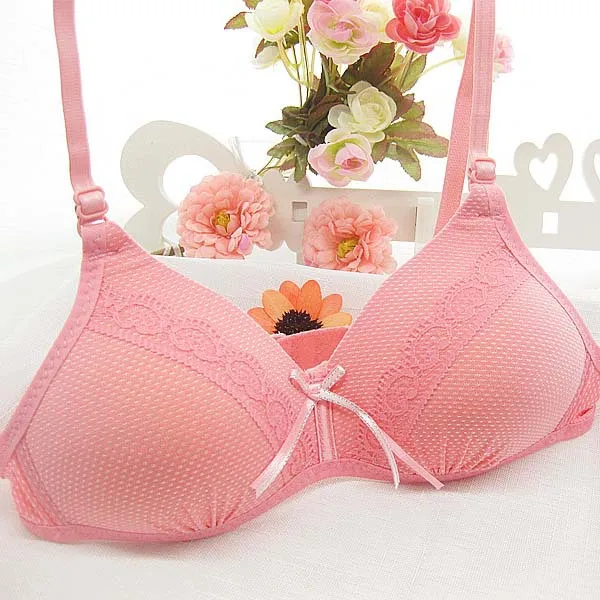 32 34 36 Girls Students Wire Free Bras Young Girl Comfortable Breathable Training Bra Kids Intimates Bras Children Underwear