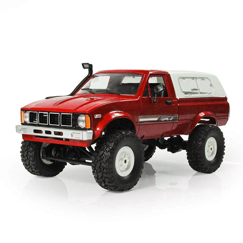 

IN Stock WPL C-24 1/16 4WD 2.4G Military Truck Buggy Crawler Off Road RC Car Ready-to-go 2CH RTR Toy with Transmitter Kids Gifts