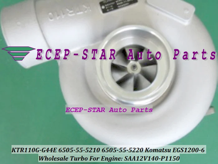 KTR110G 6505-55-5220  6505-55-5210 KTR110G-G44E 6505-55-5220 turbocharger for Komatsu EGS1200-6 SAA12V140-P1150 (5)