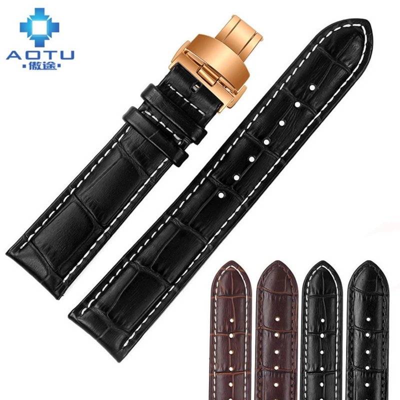

Genuine Leather Watchbands For Tissot 1853 T086.207 T17 Mido Men's Watch Strap Male Leather Watches Band For Men 18 19 20 22mm