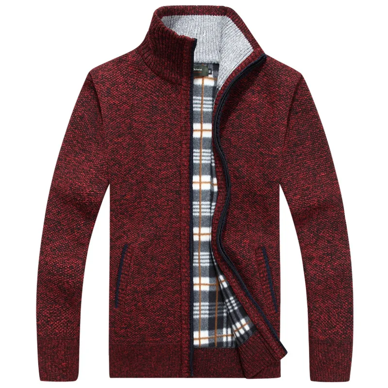 SHABIQI 2019 Men's Sweaters Autumn Winter Warm Cashmere Wool Zipper Pullover Sweaters Man Casual Knitwear Plus Size M-3XL SHABIQI 2019 Men's Sweaters Autumn Winter Warm Cashmere Wool Zipper Pullover Sweaters Man Casual Knitwear Plus Size M-3XL