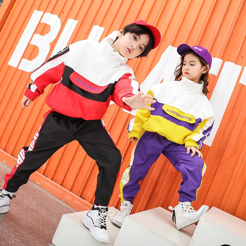 Woman Man Boys Girls Hip Hop Costumes Kids Hiphop Jazz Street Dancewear Clothes Dancing Suit for Stage Competition Ballroom Show
