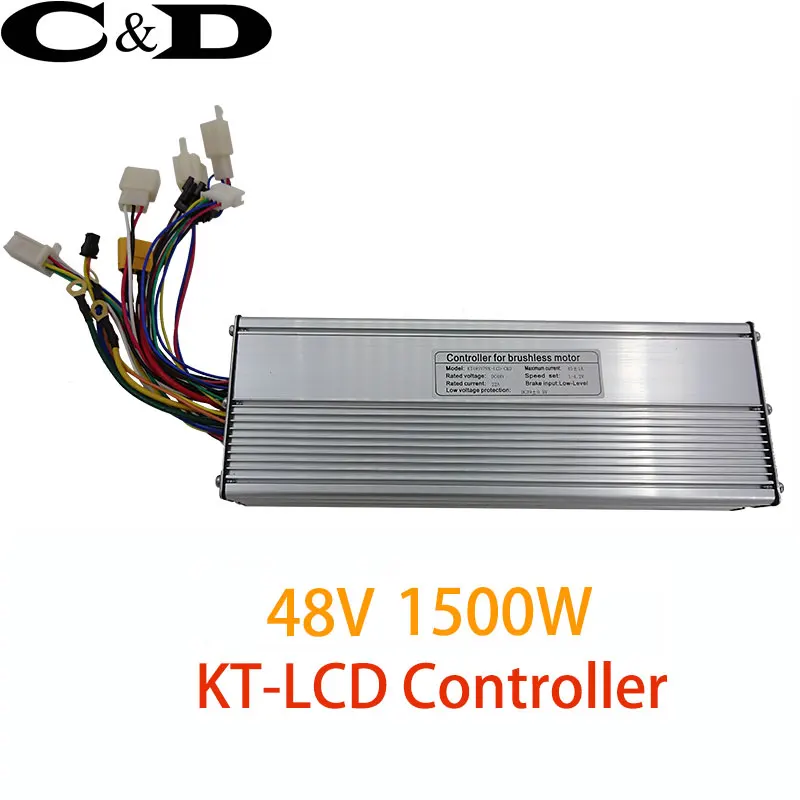Discount ebike 48V 1500W 45A Electric bicycle Brushless controller sine wave Hall Sensor KT Series Support LED LCD Display 0 Discount ebike 48V 1500W 45A Electric bicycle Brushless controller sine wave Hall Sensor KT Series Support LED LCD Display 0