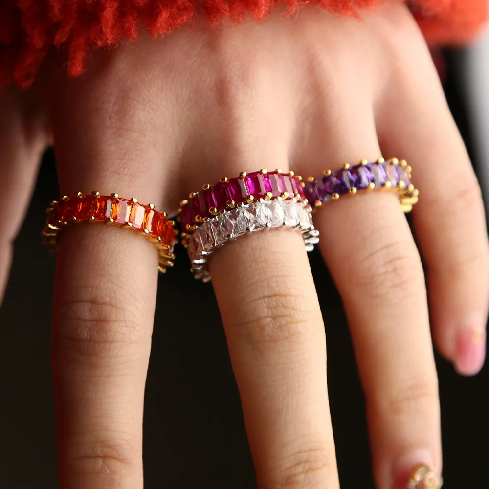 brass ring H size 6 7 8 (14)