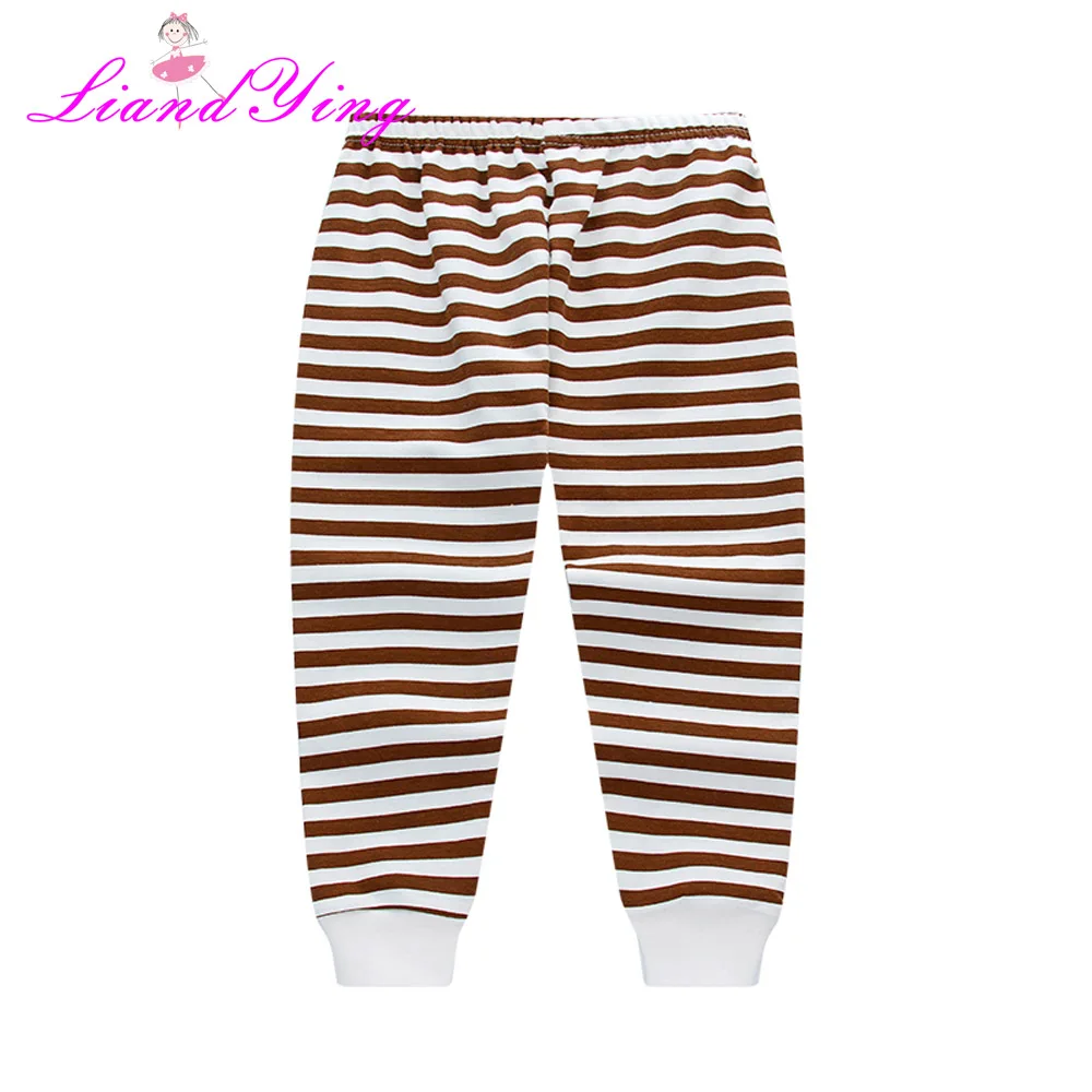 Детские штаны с рисунком зебры для маленьких мальчиков повседневные хлопковые брюки для малышей длинные леггинсы узкие брюки для детей от 2 до 13 лет - Цвет: As photo