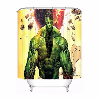 

Custom Unique The Avengers Modern Waterproof Shower Curtain Home Bath Bathroom s Hooks Polyester Fabric Multi Sizes#0421-sohu-25