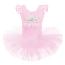 Детская балетная танцевальная пачка для девочек, платье, балерина с короной, юбка, танцевальная одежда, спортивный костюм для гимнастики, танцевальное платье, милое детское балетное платье для девочек