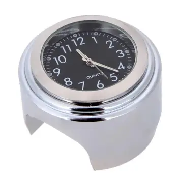 

Universal Motorcycle Clocks Watch Waterproof Chrome Motorcycle Handlebar Mount Quartz Watch Clock Moto Accessories